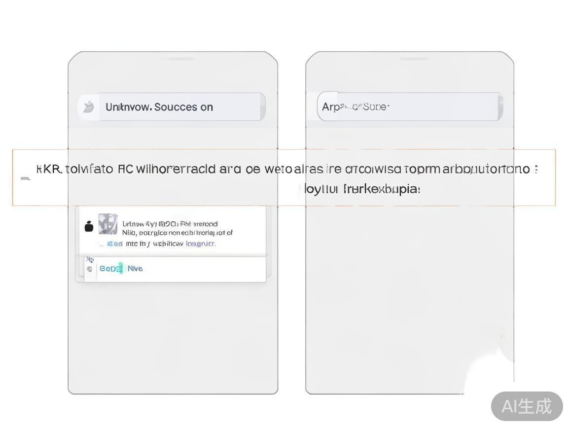 3.通过安全验证安装程序
在安卓设备上，首次安装